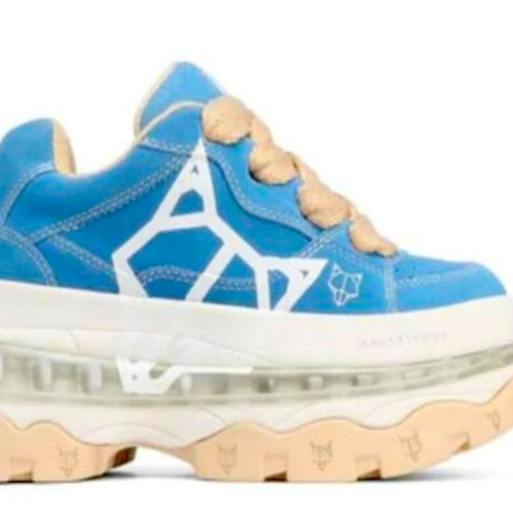 NAKED WOLFE BLUE VIRGO
PLATFORM SNEAKERS
Size 6 US